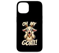 Carcasa para iPhone 13 Oh My Goat Screaming Dibujos Animados Funny Divertido Meme Cabra