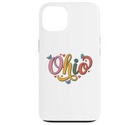 Carcasa para iPhone 13 Ohio Butterfly Script Cute Girl State Pride, Women & Kids