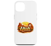 Carcasa para iPhone 13 Orgullo del Paisaje del Atardecer del cañón del Desierto de Utah