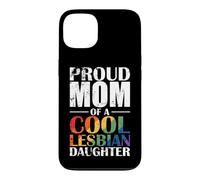 Carcasa para iPhone 13 Orgullosa mamá de una Fresca Lesbiana Hija