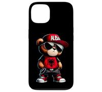 Carcasa para iPhone 13 Oso de Peluche con Bandera de Albania Iliria albanesa Shqip