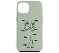Carcasa para iPhone 13 OW OW Stick Character Figure Humor Chronic Pain Awareness