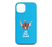 Carcasa para iPhone 13 Papa León XIV AI para el Bien - MAGNIFICA HUMANITAS