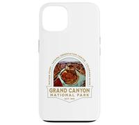 Carcasa para iPhone 13 Parque Nacional del Gran Cañón Arizona USA Rutas de Senderismo Retro