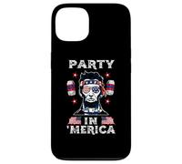 Carcasa para iPhone 13 Party In Merica Drinking Lincoln Abraham 4th of July