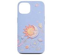 Carcasa para iPhone 13 Pastel Celestial Sun and Zodiac Constellation