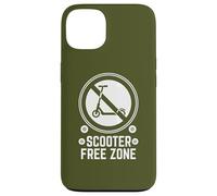Carcasa para iPhone 13 Patinador Divertido del Parque de Patinaje Scooter Free Zone
