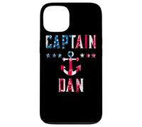 Carcasa para iPhone 13 Patriótico Capitán Dan Vintage Bandera de Estados Unidos 4 de Julio