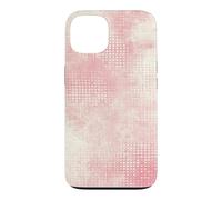 Carcasa para iPhone 13 Patrón Retro Vintage Rosa y Crema Envejecido