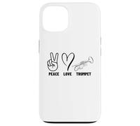 Carcasa para iPhone 13 Paz Amor Trompeta Orgulloso Hombres Mujeres Trompetista
