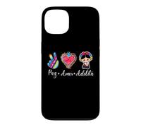 Carcasa para iPhone 13 Peace Love Adelita Funny Mexican Spanish Saying México Team