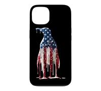 Carcasa para iPhone 13 Penguin American Flag USA Drip Graffiti Amante