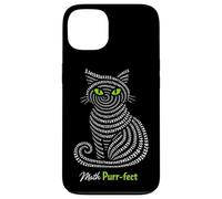 Carcasa para iPhone 13 Pi Day Math Purr-FECT Cat 3.14 Profesor de Ciencias Matemáticas
