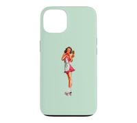 Carcasa para iPhone 13 Pin Up Girl Bastante Morena Patines Patines Piernas