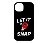 Carcasa para iPhone 13 Ping Pong Table Tennis Let It Snap Retro Paddle