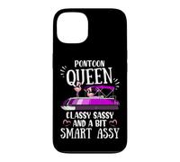 Carcasa para iPhone 13 Pontoon Queen Classy Sassy and Little Smart Assy