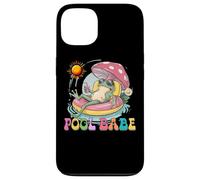 Carcasa para iPhone 13 Pool Babe Lindo Rana Seta Retro Verano Vibes