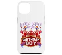 Carcasa para iPhone 13 Pop Pop del cumpleaños para niño Ringmaster Circus Carnival