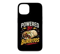 Carcasa para iPhone 13 Powered by Burritos Funny Burrito Saying Humor Joke Gag