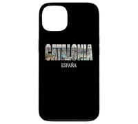 Carcasa para iPhone 13 Prefectura de Cataluña España Ciudad Establecido Diseño Vintage