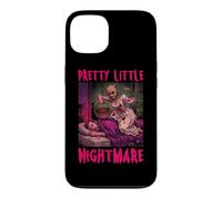 Carcasa para iPhone 13 Pretty Little Nightmare Humor Oscuro Pulp Horror Mujeres Adultas