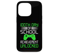 Carcasa para iPhone 13 Pro 100th Day of School Shirt Kids Video Games Boys 100 Days