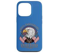 Carcasa para iPhone 13 Pro 250 Aniversario USA Bald Eagle American Flag Patriot 1776