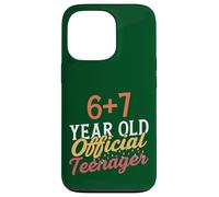 Carcasa para iPhone 13 Pro 6 7 Meme Diseño de cumpleaños número 13 Ahora Soy Oficialmente un Adolescente