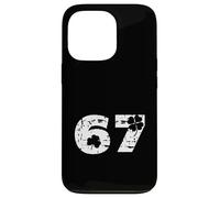 Carcasa para iPhone 13 Pro 67 Lucky Clover - Diseño rústico de números del día de San Patricio
