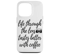 Carcasa para iPhone 13 Pro A Través De La Lente Sabe Mejor Arte Amante del Café
