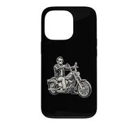 Carcasa para iPhone 13 Pro Abraham Abe Lincoln Motocicleta American Biker USA Dad Hombres
