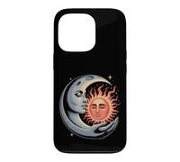 Carcasa para iPhone 13 Pro Abrazo Celestial del Sol y la Luna - Arte de armonía cósmica mística