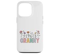 Carcasa para iPhone 13 Pro Abuelita Wildflower Botanical Garden Lover