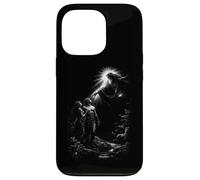 Carcasa para iPhone 13 Pro Adán y eva génesis creación Dios luz Divina