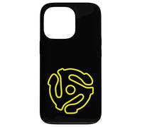 Carcasa para iPhone 13 Pro Adaptador de Disco Vintage de 45 RPM con Eje de música de Vinilo Retro