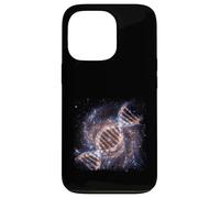 Carcasa para iPhone 13 Pro ADN Helix Galaxia Ciencia Espacial Cósmico Concepto Gráfico