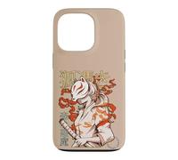 Carcasa para iPhone 13 Pro Aesthetic Japanese Kabuki Kitsune Mask Demon Samurai Girl