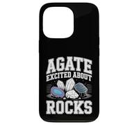 Carcasa para iPhone 13 Pro Agate Excited About Rocks Nerd de geología de Rocas |-
