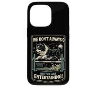 Carcasa para iPhone 13 Pro Agility Dog Joke We Don't Always Q Funny Handler Saying