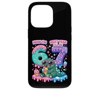 Carcasa para iPhone 13 Pro Ahora Tengo 6 El próximo año seré 7 Kaiju Ice Cream 67 Meme Bday