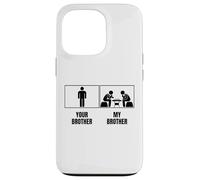 Carcasa para iPhone 13 Pro Ajedrez Jugador Tu Hermano Mi Hermano Hermano Hermano