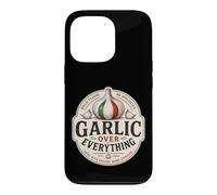 Carcasa para iPhone 13 Pro Ajo sobre Todo Divertido Amante De La Comida Italiana Humor