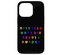 Carcasa para iPhone 13 Pro Aleph Bet Letras del Alfabeto Hebreo Israel judío