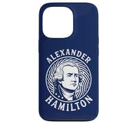 Carcasa para iPhone 13 Pro Alexander Hamilton Patriota Americano, Padre Fundador