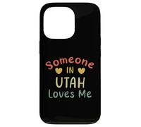 Carcasa para iPhone 13 Pro Alguien en Utah me ama Retro USA State US
