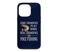 Carcasa para iPhone 13 Pro Algunos Abuelos Juegan Bingo Real Grandpas Go Pike Fishing