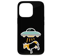 Carcasa para iPhone 13 Pro Alien Abduction Cattle Angus Beef We're Having Hamburgers