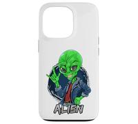 Carcasa para iPhone 13 Pro Alien Rockstar Funny Martian Outer Space Sci Fi Invasión