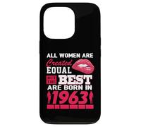 Carcasa para iPhone 13 Pro All Women Are Born In 1963 63 Years Old Funny 63rd Birthday