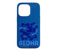 Carcasa para iPhone 13 Pro Aloha Hawaii Blue Hibiscus